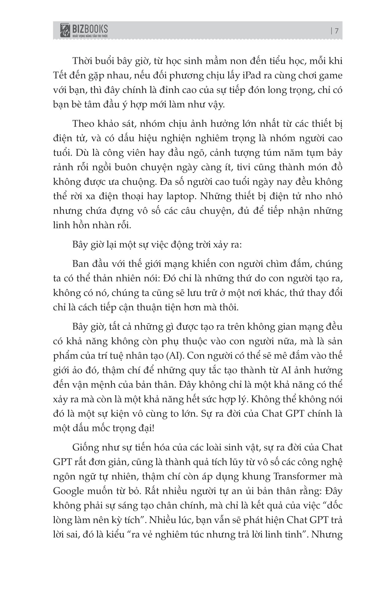 Chat GPT - Trào Lưu Hay Tương Lai Nhân Loại PDF đọc ebook online, epub online, nghe sách nói audio miễn phí.