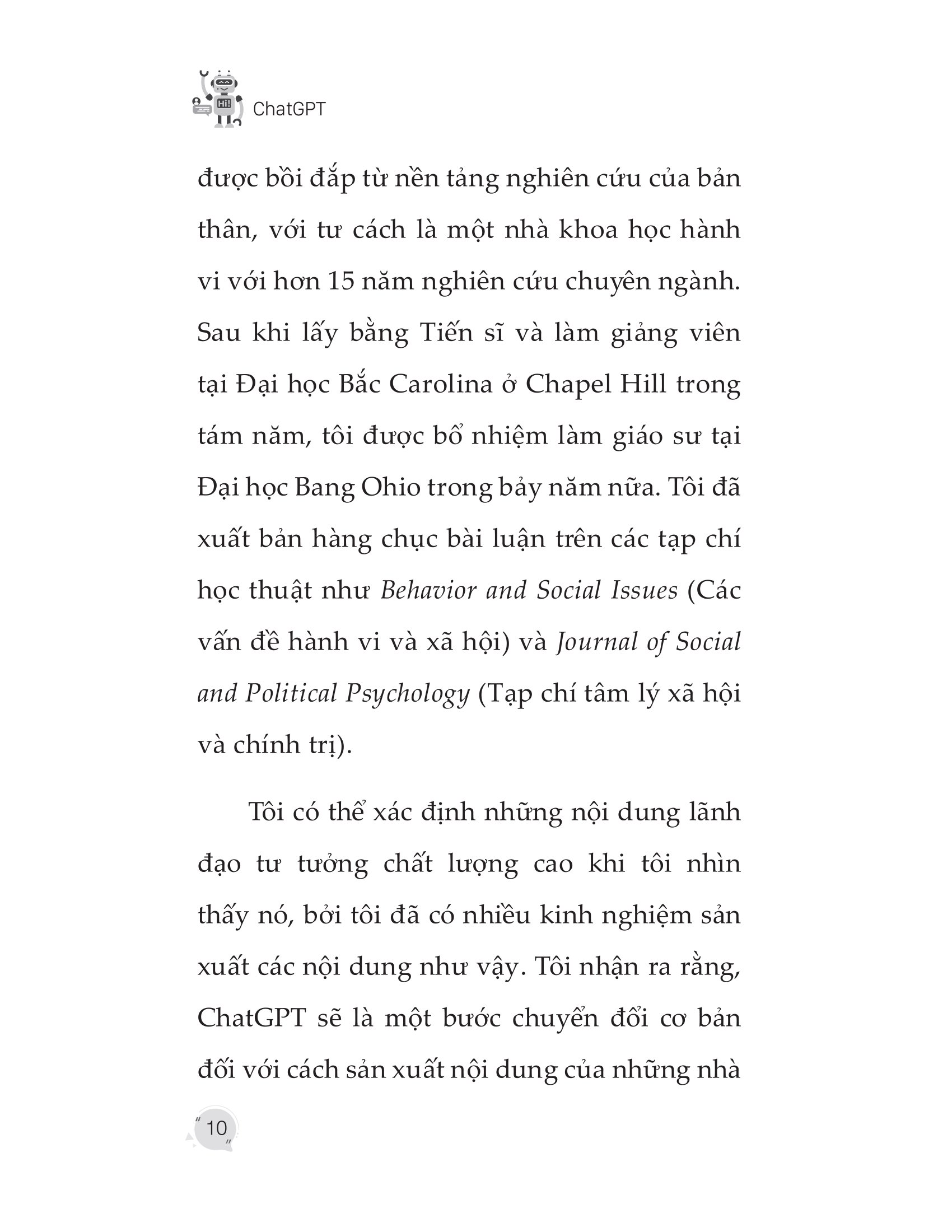 Chat GPT - Ứng Dụng Trí Tuệ Nhân Tạo Trong Công Việc PDF đọc ebook online, epub online, nghe sách nói audio miễn phí. Tải sách Chat GPT - Ứng Dụng Trí Tuệ Nhân Tạo Trong Công Việc PDF đọc ebook online, epub online, nghe sách nói audio miễn phí.