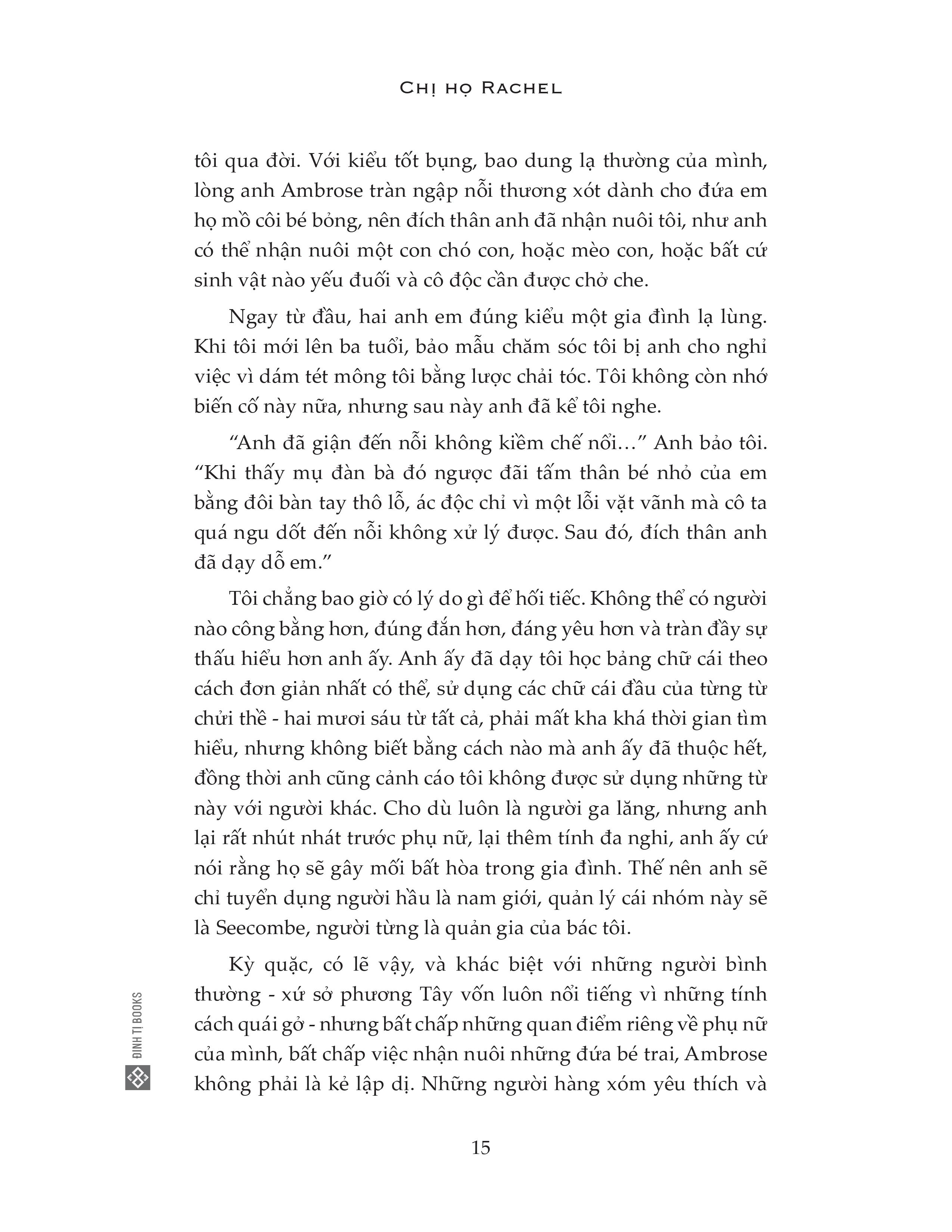 Chị Họ Rachel PDF Chị Họ Rachel PDF