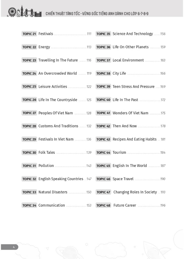 Chiến Thuật Tăng Tốc Vững Gốc Tiếng Anh - Dành Cho Lớp 6 7 8 9 PDF đọc ebook online, epub online, nghe sách nói audio miễn phí. Tải sách Chiến Thuật Tăng Tốc Vững Gốc Tiếng Anh - Dành Cho Lớp 6 7 8 9 PDF đọc ebook online, epub online, nghe sách nói audio miễn phí.