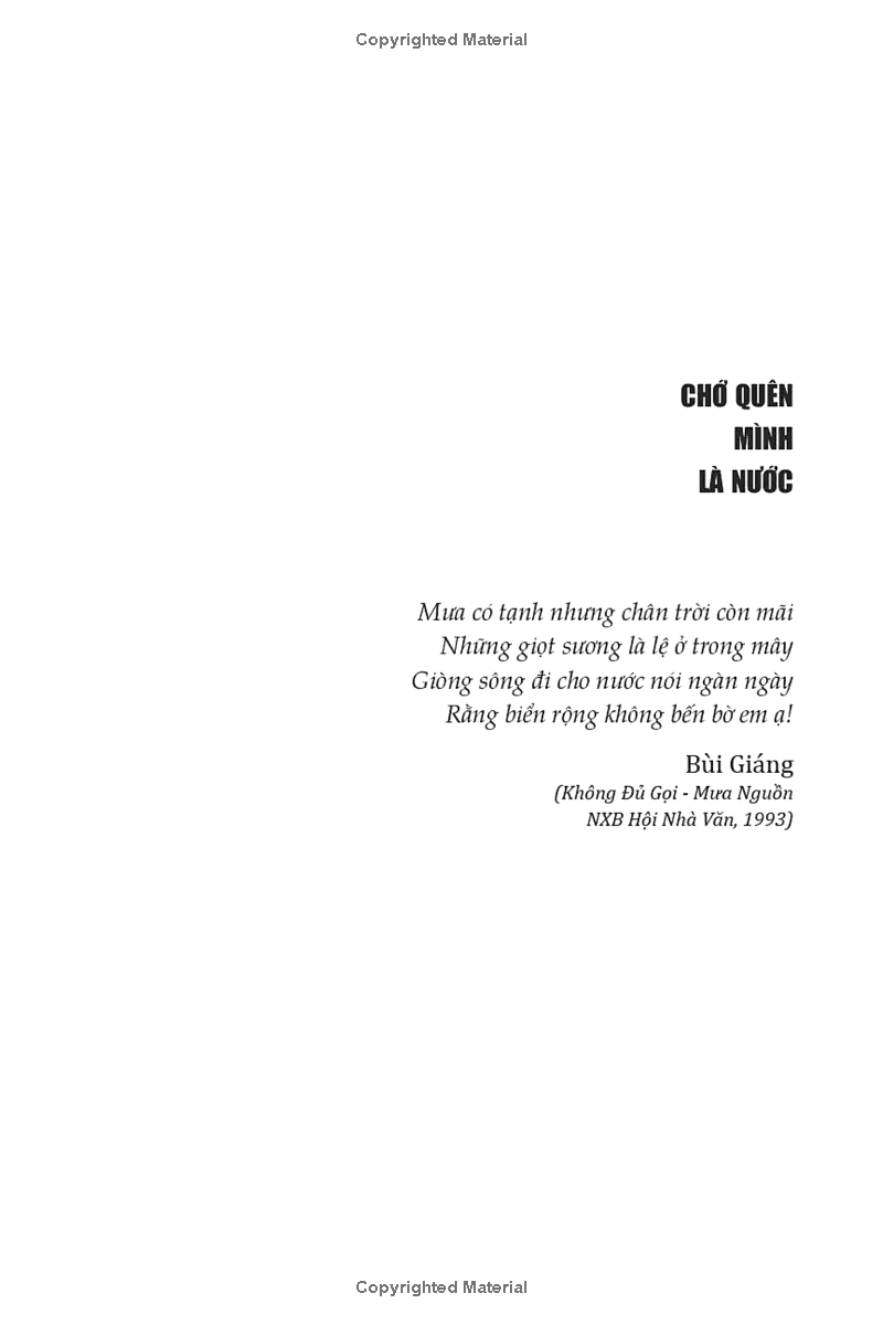 Chớ Quên Mình Là Nước PDF Chớ Quên Mình Là Nước PDF