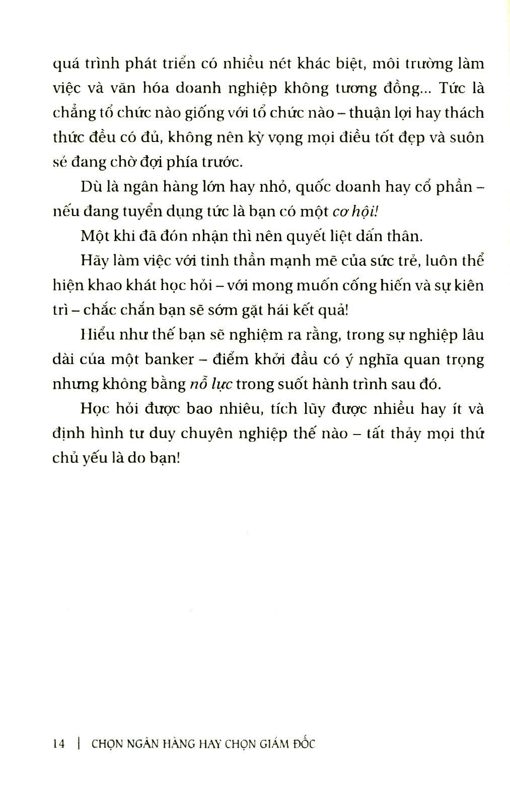 Chọn Ngân Hàng Hay Chọn Giám Đốc PDF Chọn Ngân Hàng Hay Chọn Giám Đốc PDF