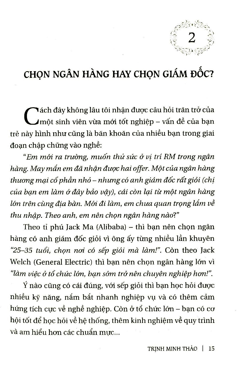 Chọn Ngân Hàng Hay Chọn Giám Đốc PDF Chọn Ngân Hàng Hay Chọn Giám Đốc PDF