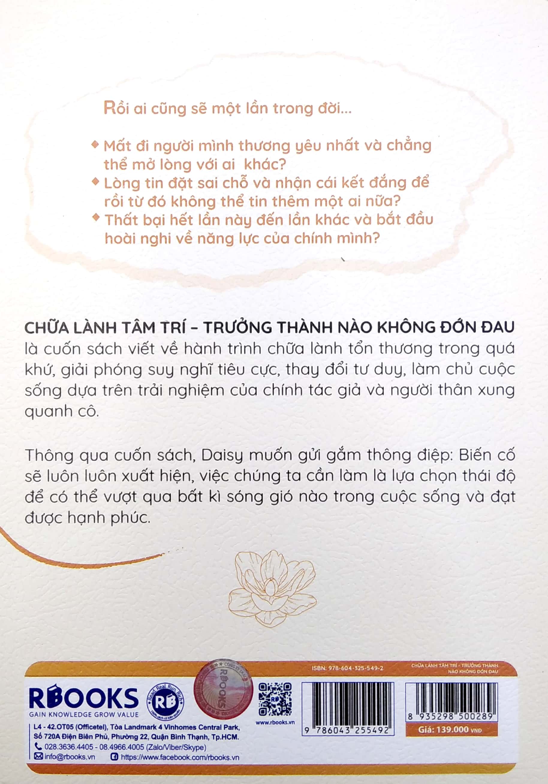 Chữa Lành Tâm Trí - Trưởng Thành Nào Không Đớn Đau PDF đọc ebook online, epub online, nghe sách nói audio miễn phí.