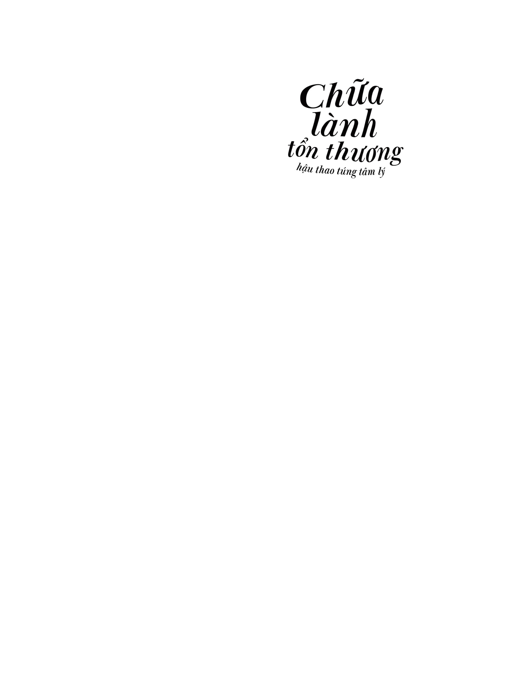 Chữa Lành Tổn Thương Hậu Thao Túng Tâm Lý PDF Chữa Lành Tổn Thương Hậu Thao Túng Tâm Lý PDF
