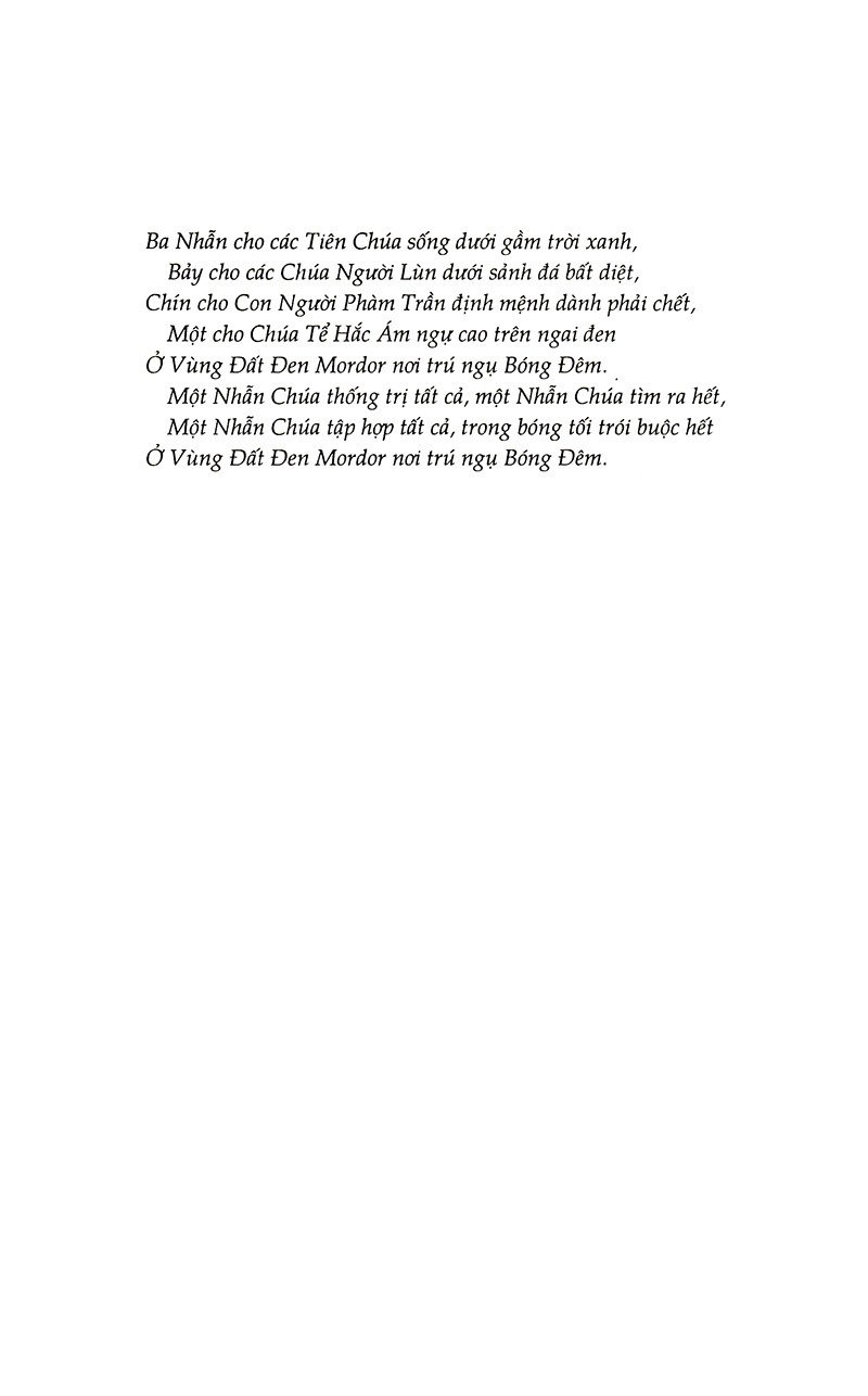 Chúa Tể Những Chiếc Nhẫn - Tập 1 - Đoàn Hộ Nhẫn (Tái Bản 2025) PDF đọc ebook online, epub online, nghe sách nói audio miễn phí.