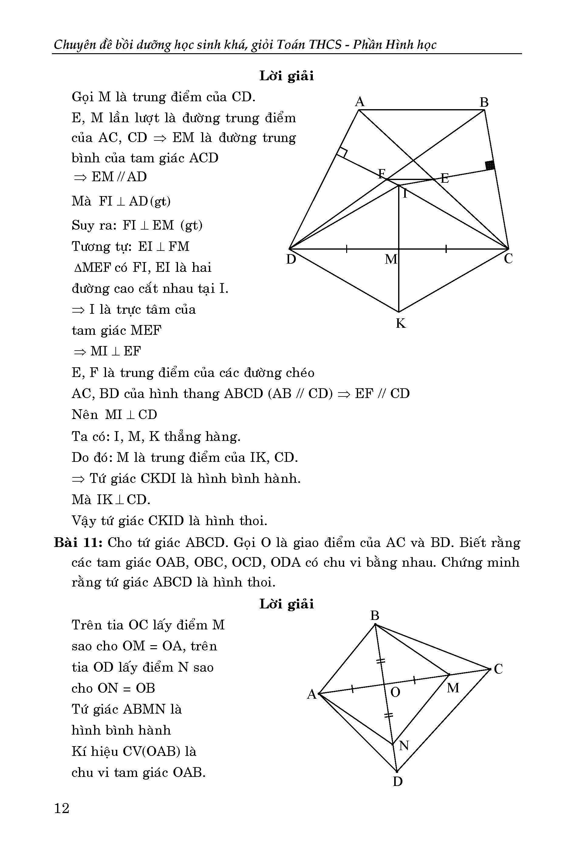 Tải sách Chuyên Đề Bồi Dưỡng Học Sinh Khá Giỏi Toán Thcs Phần Hình Học PDF đọc ebook online, epub online, nghe sách nói audio miễn phí.