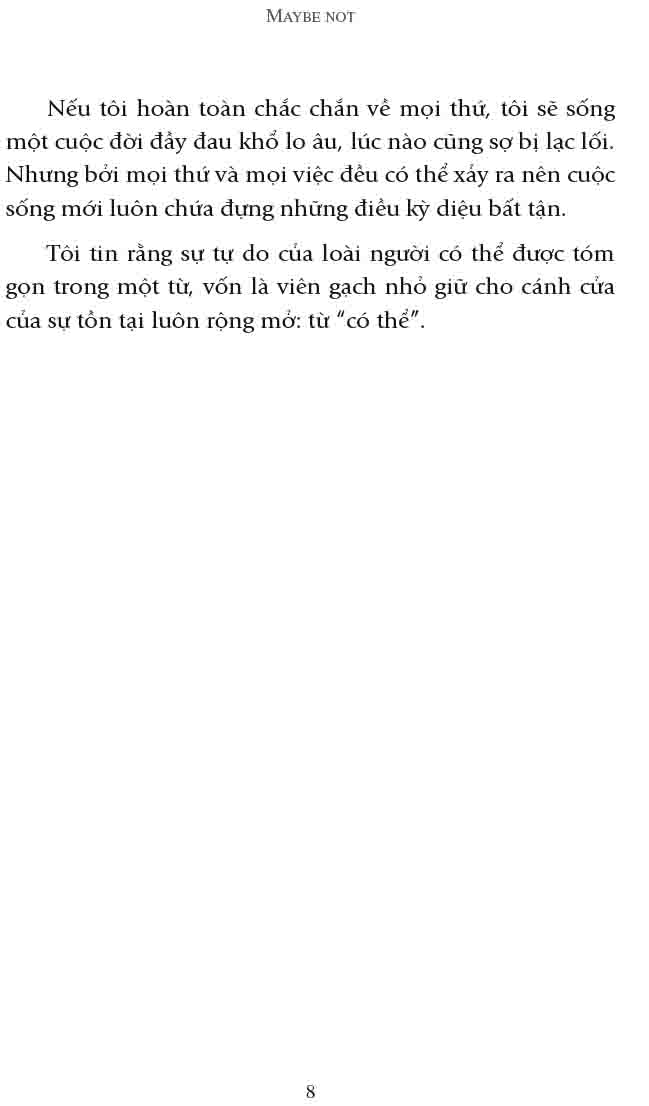 Tải sách Có Thể Có - Có Thể Không - Maybe (Maybe Not): Second Thoughts From A Secret Life PDF đọc ebook online, epub online, nghe sách nói audio miễn phí.