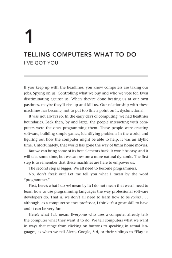 Code To Joy - Why Everyone Should Learn A Little Programming PDF đọc ebook online, epub online, nghe sách nói audio miễn phí.