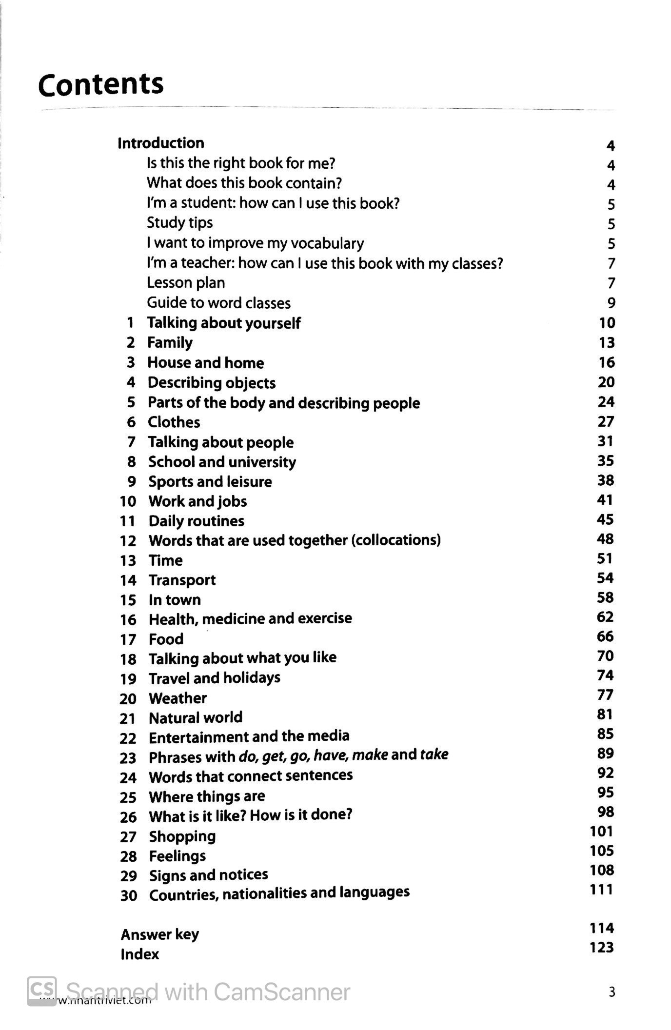 [Tải PDF] Collins Work On Your Vocabulary Elementary A1 PDF