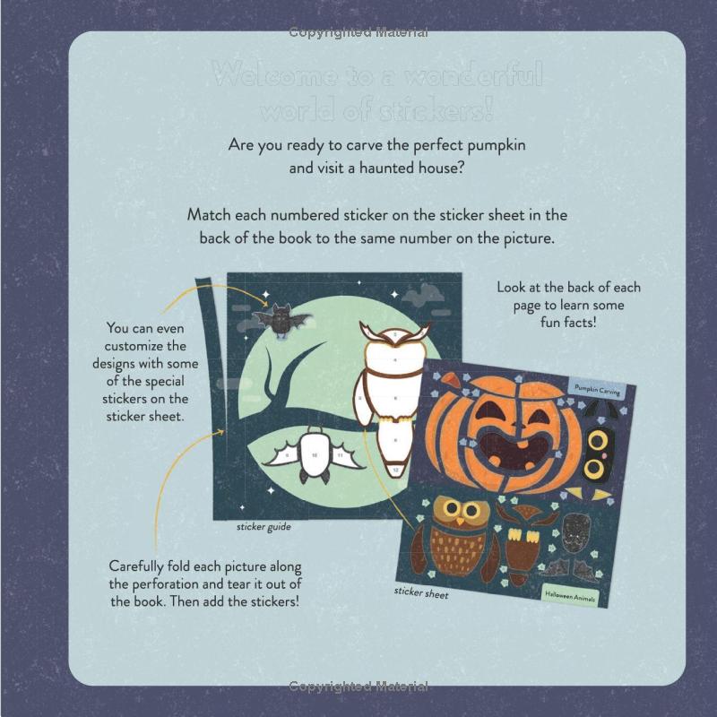 Color With Stickers - Halloween PDF đọc ebook online, epub online, nghe sách nói audio miễn phí.