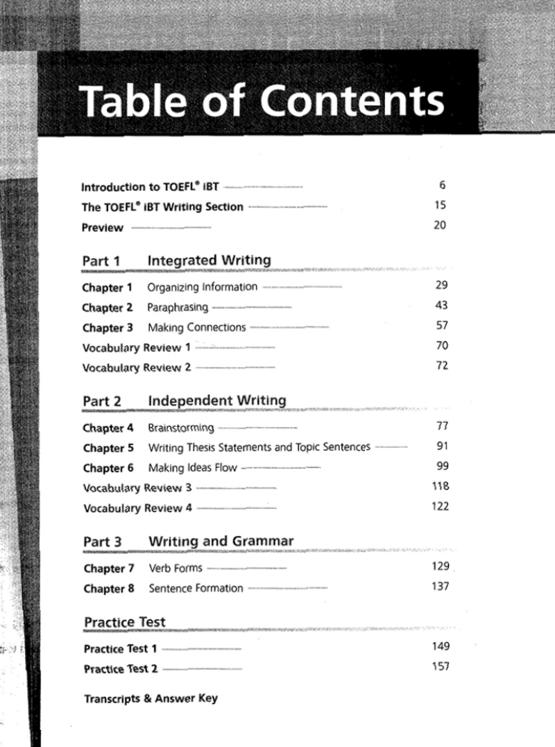 Combo Building Skills For The Toeft IBT Beginning - Writing - Kèm Bộ CD MP3 Writing PDF Combo Building Skills For The Toeft IBT Beginning - Writing - Kèm Bộ CD MP3 Writing PDF