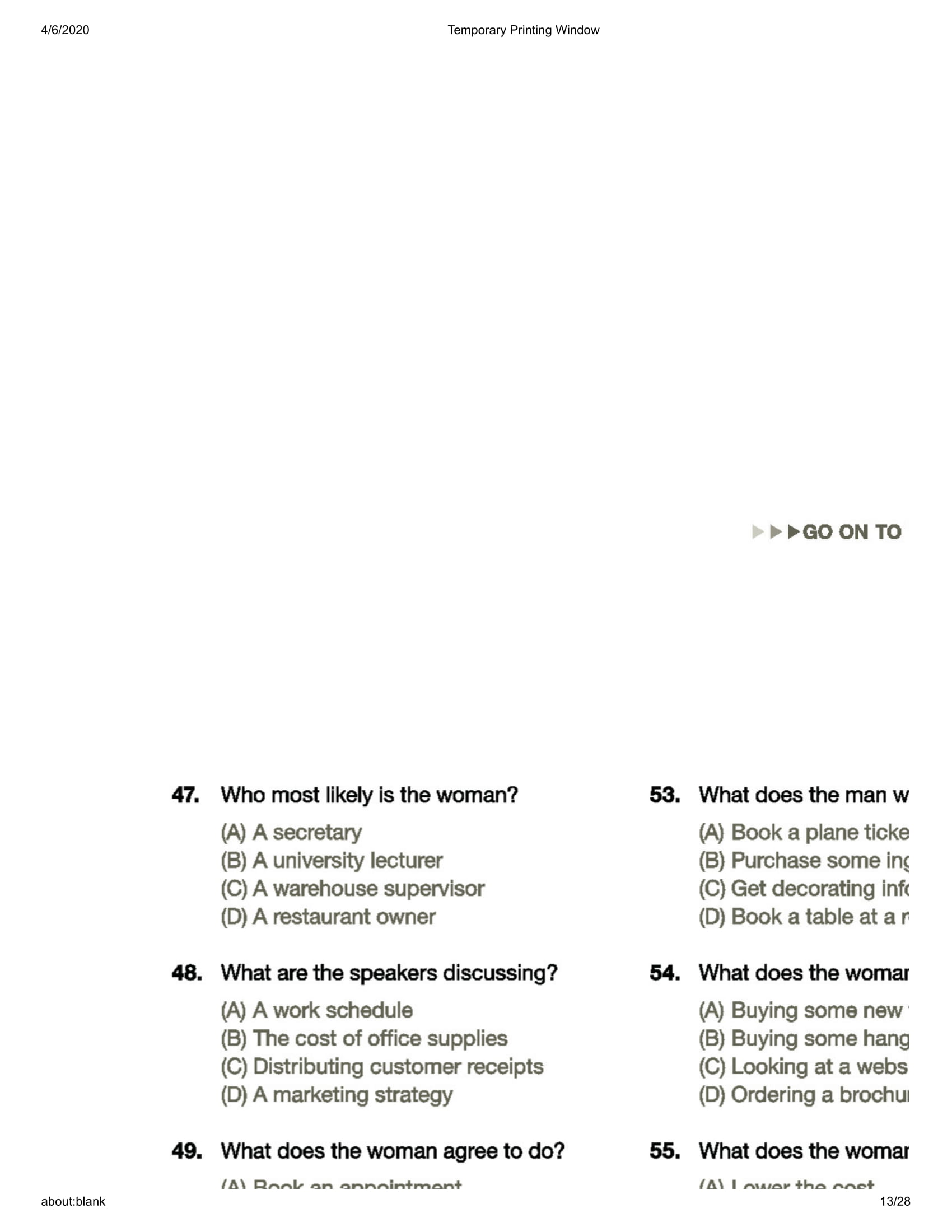 Comprehensive Toeic Training 1000 Practice Test Items Vol 2 - Kèm CD PDF Comprehensive Toeic Training 1000 Practice Test Items Vol 2 - Kèm CD PDF