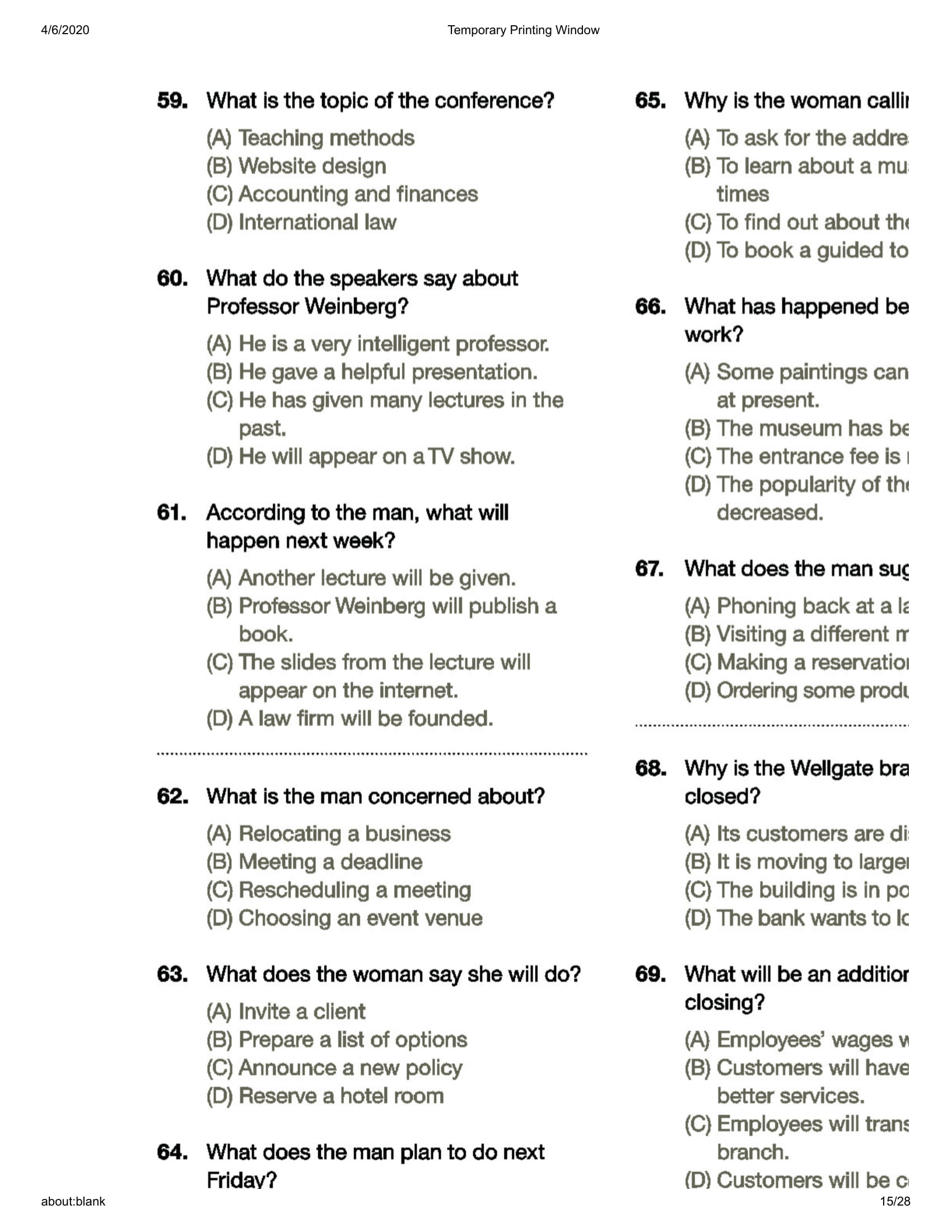 Comprehensive Toeic Training 1000 Practice Test Items Vol 2 - Kèm CD PDF Comprehensive Toeic Training 1000 Practice Test Items Vol 2 - Kèm CD PDF