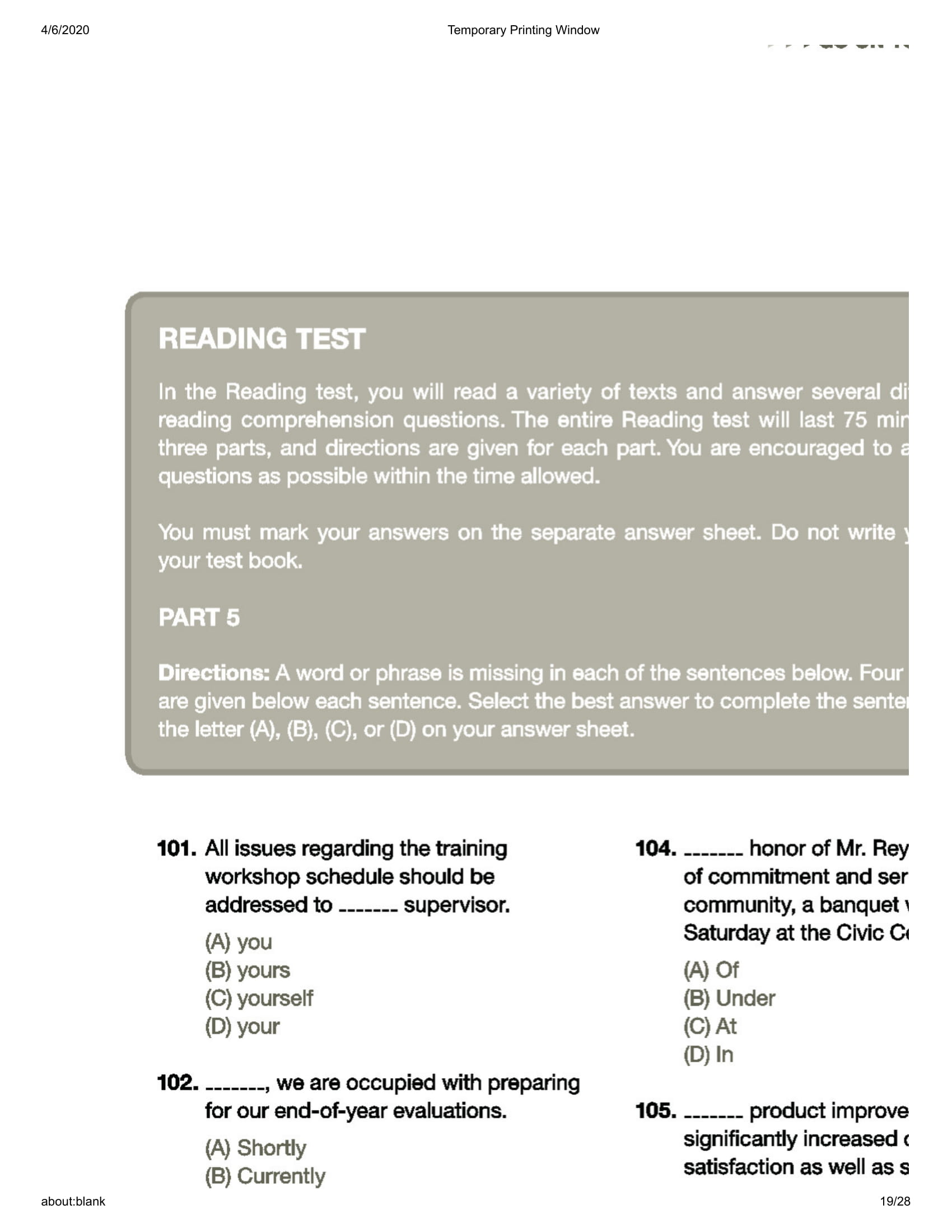 Comprehensive Toeic Training 1000 Practice Test Items Vol 2 - Kèm CD PDF Comprehensive Toeic Training 1000 Practice Test Items Vol 2 - Kèm CD PDF