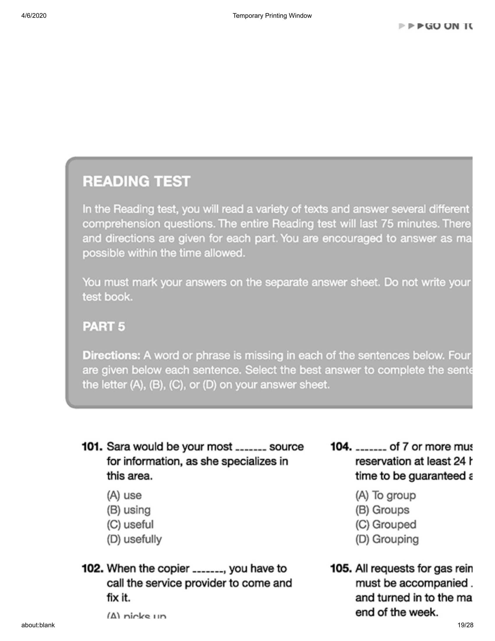 Bộ Comprehensive Toeic Training 1000 Practice Test Items (Vol 3) - Kèm CD PDF đọc ebook online, epub online, nghe sách nói audio miễn phí tại reds.vn. Bộ Comprehensive Toeic Training 1000 Practice Test Items (Vol 3) - Kèm CD PDF đọc ebook online, epub online, nghe sách nói audio miễn phí.