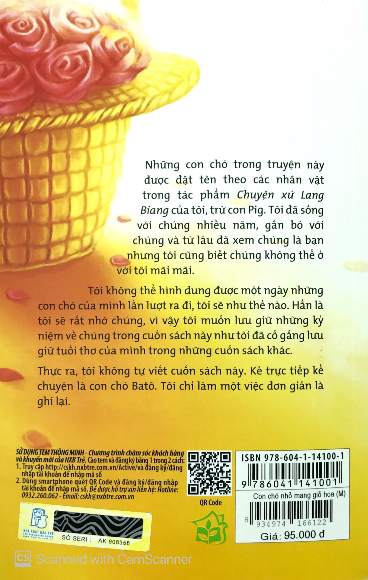 Con Chó Nhỏ Mang Giỏ Hoa Hồng PDF đọc ebook online, epub online, nghe sách nói audio miễn phí.