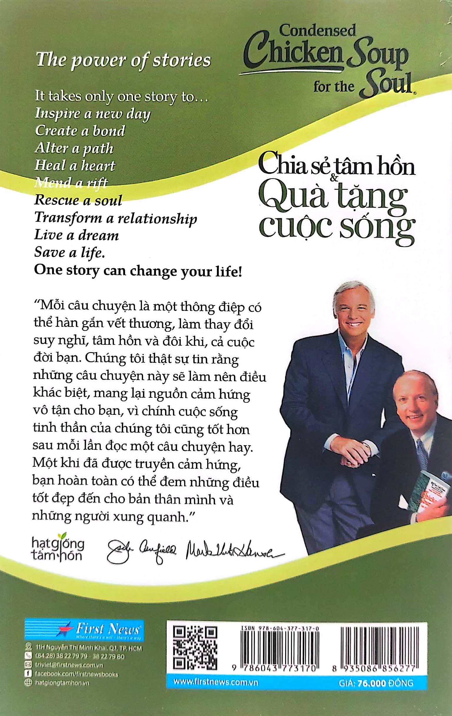 Bộ Condensed Chicken Soup For The Soul 1 - Chia Sẻ Tâm Hồn & Quà Tặng Cuộc Sống Song Ngữ Anh Việt PDF Bộ Condensed Chicken Soup For The Soul 1 - Chia Sẻ Tâm Hồn & Quà Tặng Cuộc Sống Song Ngữ Anh Việt PDF