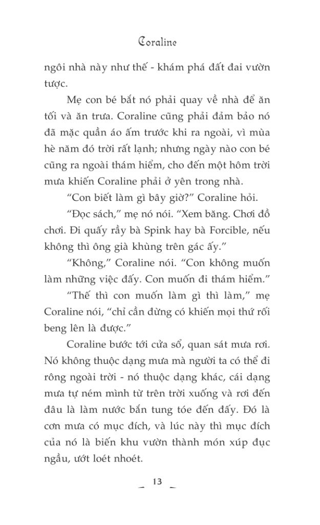 Coraline PDF đọc ebook online, epub online, nghe sách nói audio miễn phí. Tải sách Coraline PDF đọc ebook online, epub online, nghe sách nói audio miễn phí.