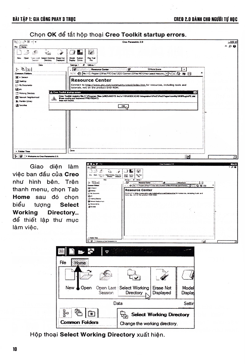 Creo 2.0 Dành Cho Người Tự Học PDF Creo 2.0 Dành Cho Người Tự Học PDF