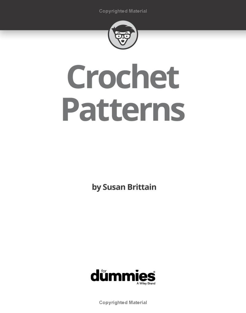 Crochet Patterns For Dummies
