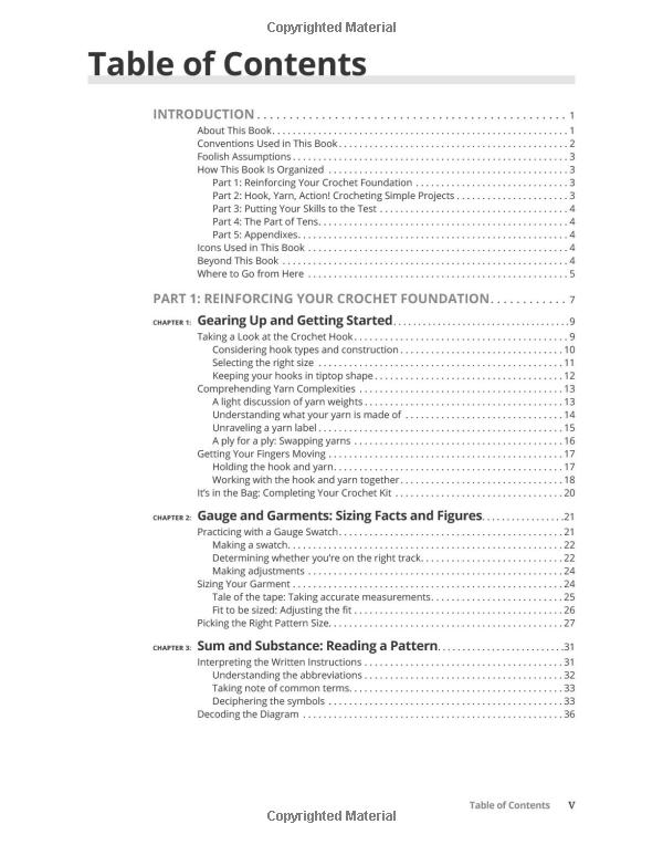 Crochet Patterns For Dummies