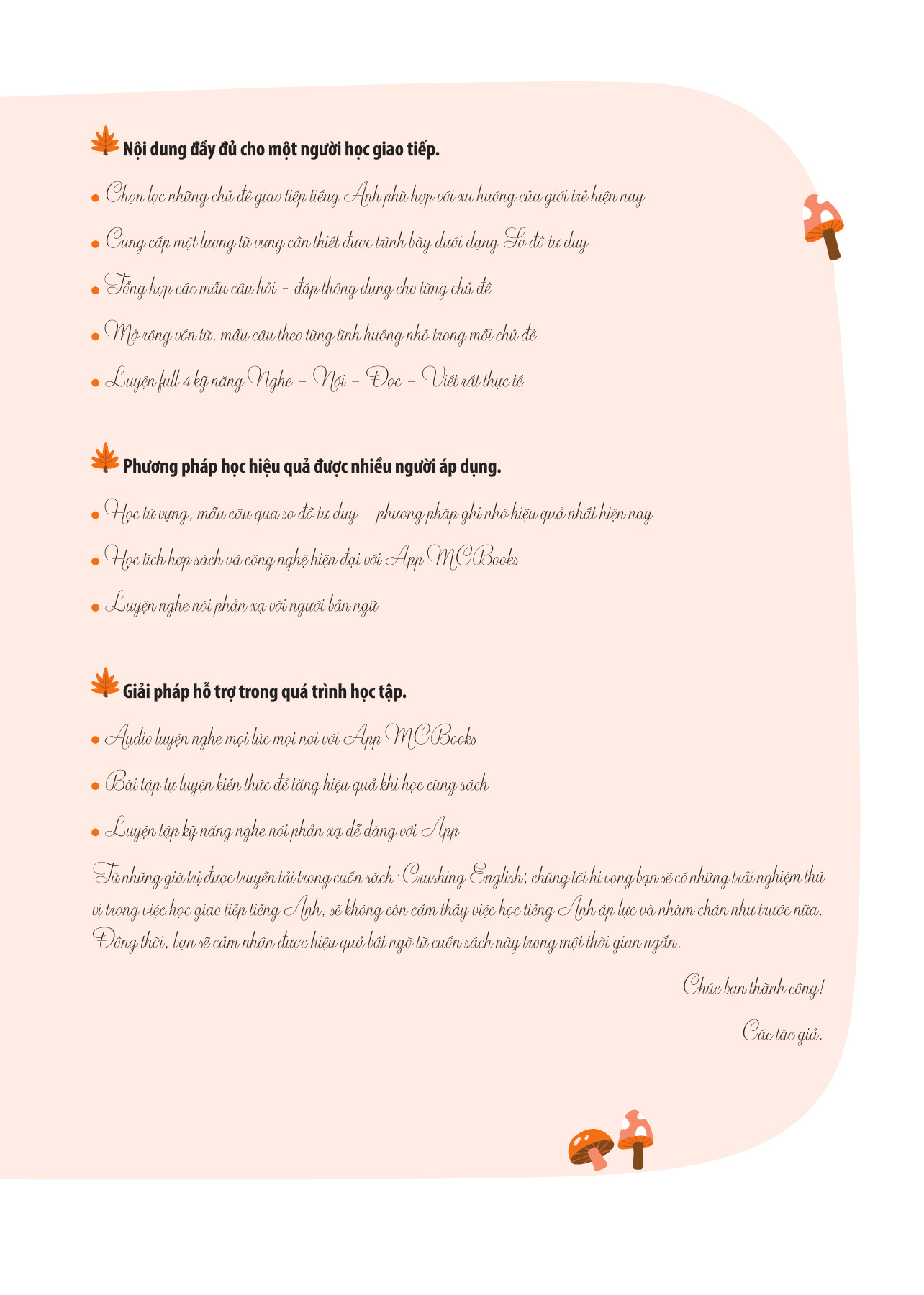 Sách Crushing English Giao Tiếp Tiếng Anh Không Hề Khó