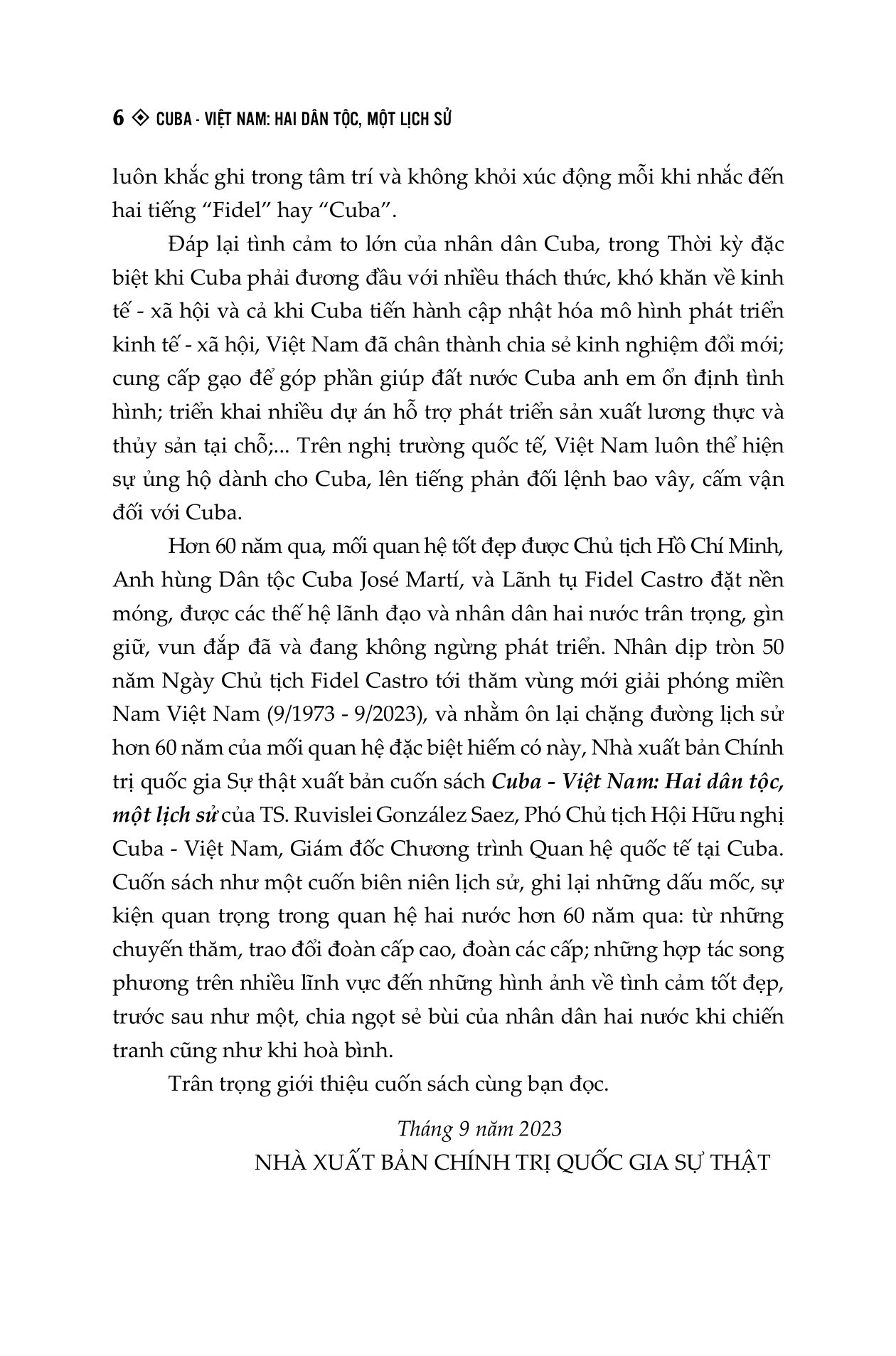 Tải sách Cuba-Việt Nam - Hai Dân Tộc, Một Lịch Sử PDF đọc ebook online, epub online, nghe sách nói audio miễn phí.