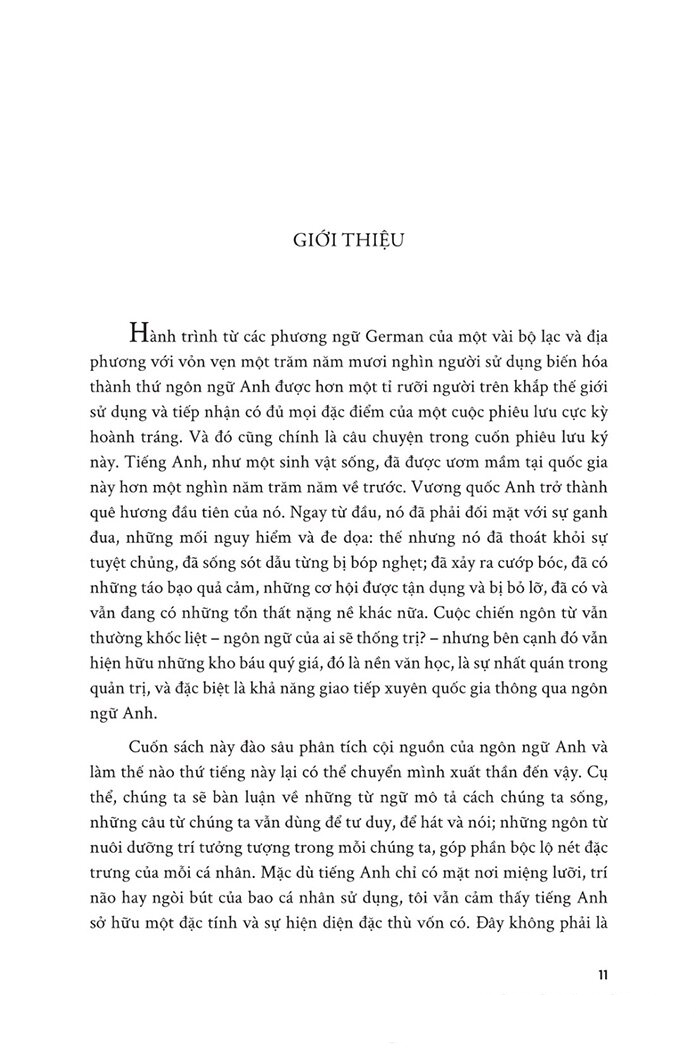 Cuộc Phiêu Lưu Của Ngôn Ngữ Anh - Tiểu Sử Anh Ngữ Từ Năm 500 Đến Năm 2000 PDF Cuộc Phiêu Lưu Của Ngôn Ngữ Anh - Tiểu Sử Anh Ngữ Từ Năm 500 Đến Năm 2000 PDF