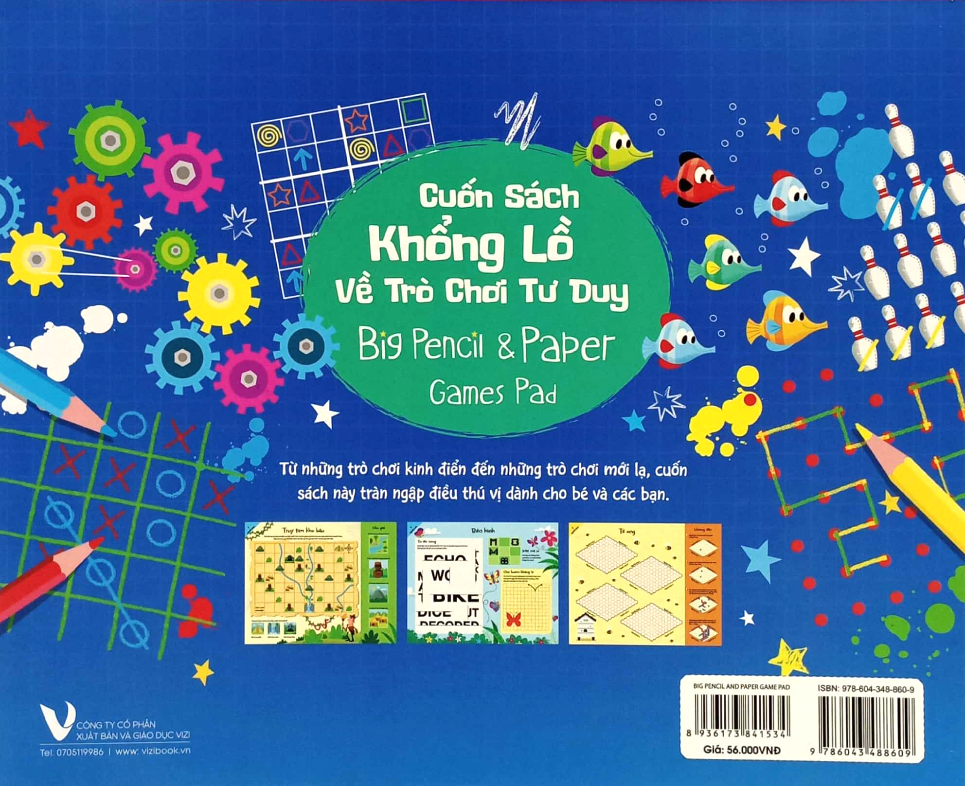 Cuốn Sách Khổng Lồ Về Trò Chơi Tư Duy - Big Pencil And Paper Games Pad PDF đọc ebook online, epub online, nghe sách nói audio miễn phí.