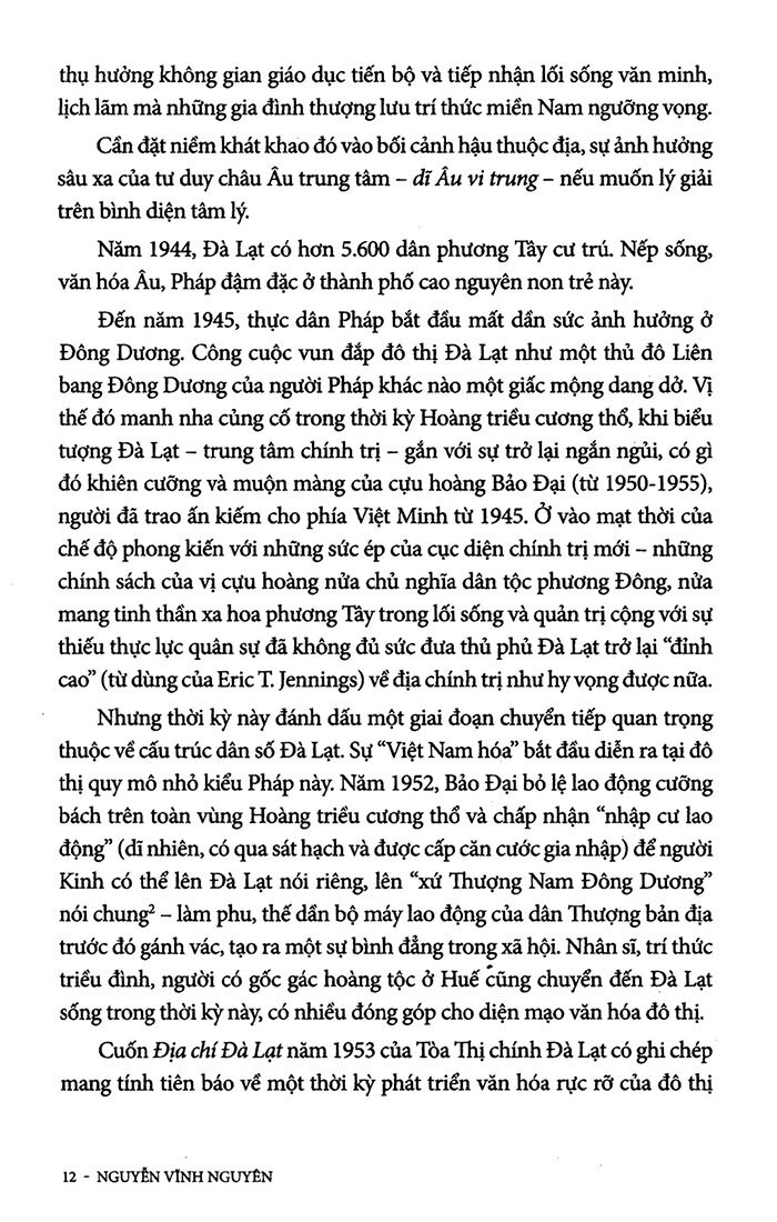 Đà Lạt, Một Thời Hương Xa - Du Khảo Văn Hóa Đà Lạt 1954 - 1975 PDF
