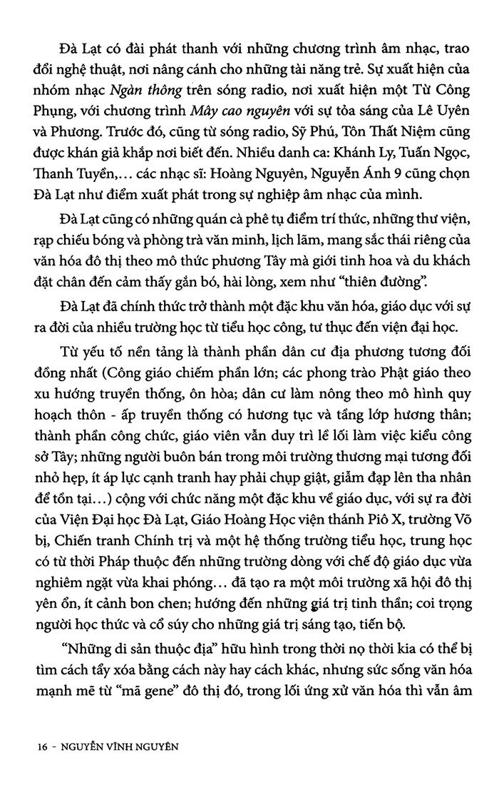 Đà Lạt, Một Thời Hương Xa - Du Khảo Văn Hóa Đà Lạt 1954 - 1975 PDF
