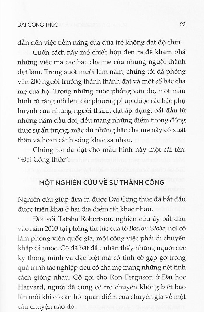 Đại Công Thức - Mở Khóa Bí Quyết Nuôi Dạy Con Thành Đạt PDF đọc ebook online, epub online, nghe sách nói audio miễn phí.