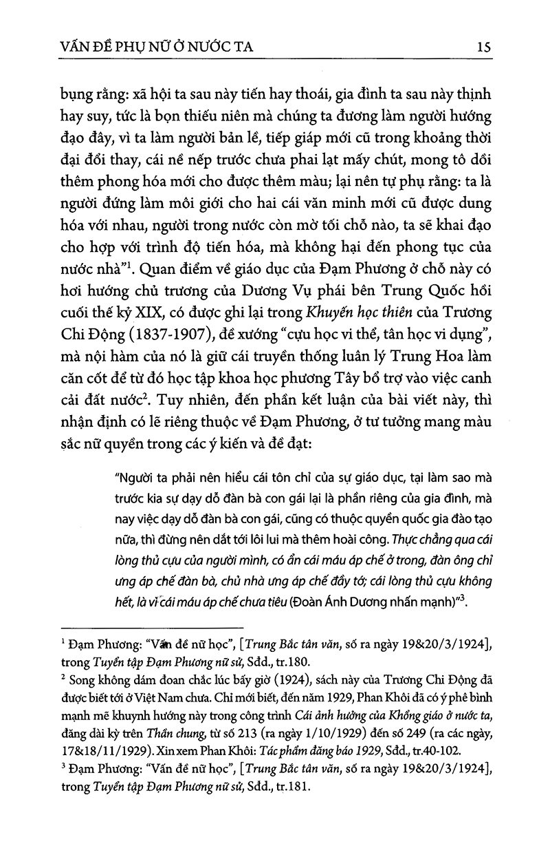 Đạm Phương Nữ Sử - Vấn Đề Phụ Nữ Ở Nước Ta PDF