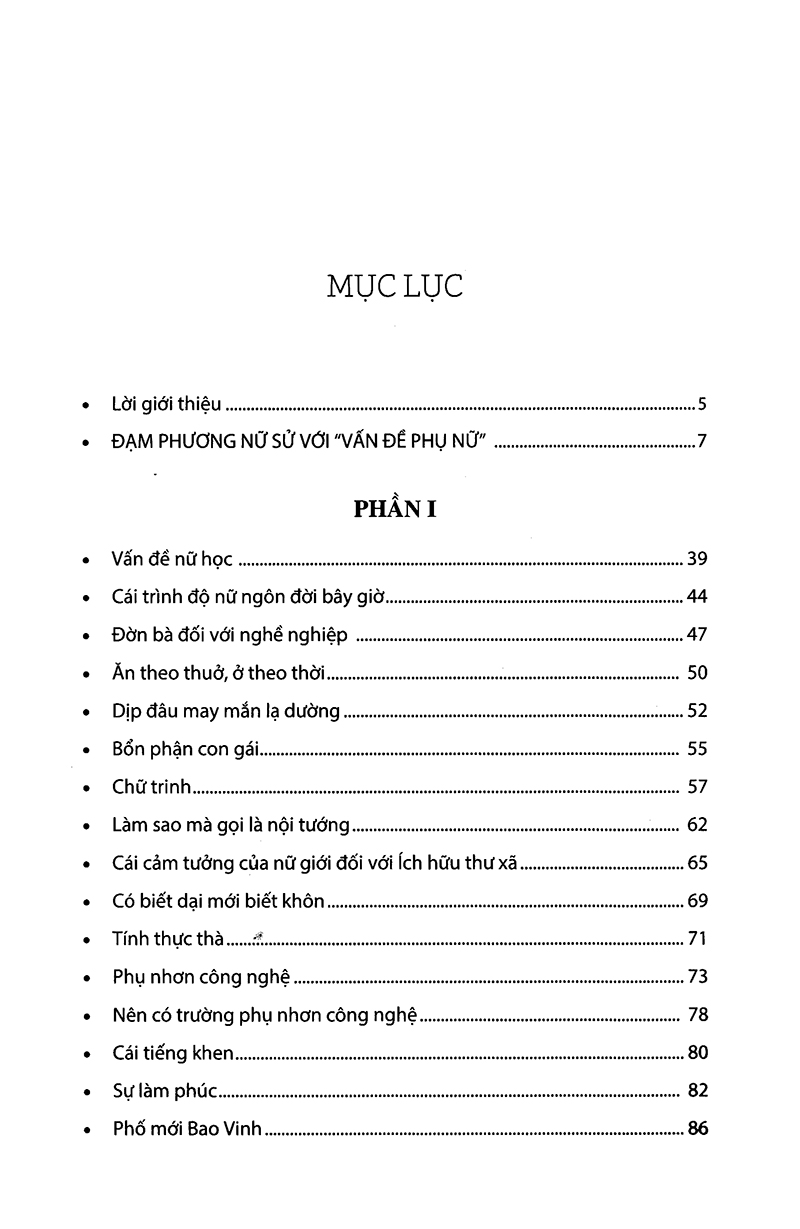 Đạm Phương Nữ Sử - Vấn Đề Phụ Nữ Ở Nước Ta PDF
