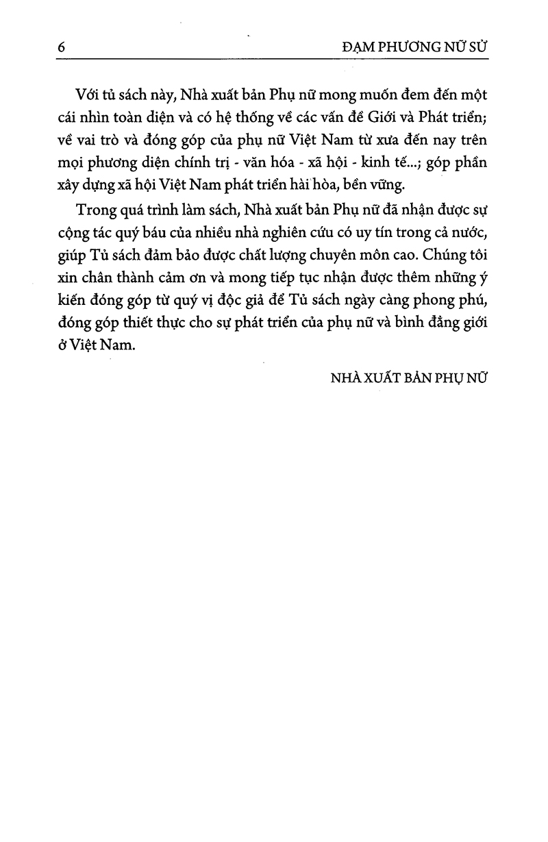 Đạm Phương Nữ Sử - Vấn Đề Phụ Nữ Ở Nước Ta PDF