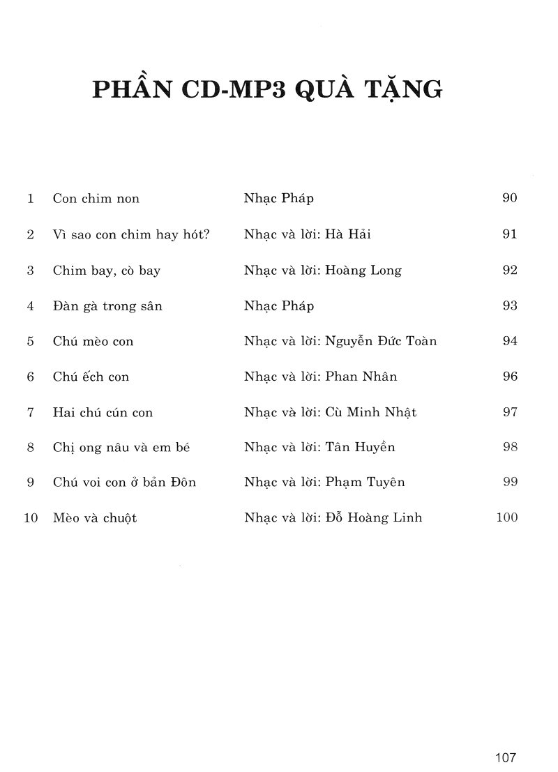 Tải sách Đàn Gà Trong Sân - 100 Bài Hát Dành Cho Mẫu Giáo, Nhi Đồng Nói Về Thế Giới Loài Vật PDF đọc ebook online, epub online, nghe sách nói audio miễn phí.