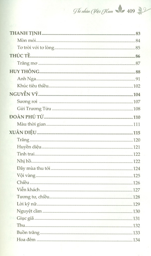 Danh Tác Văn Học Việt Nam - Thi Nhân Việt Nam - Bìa Cứng PDF