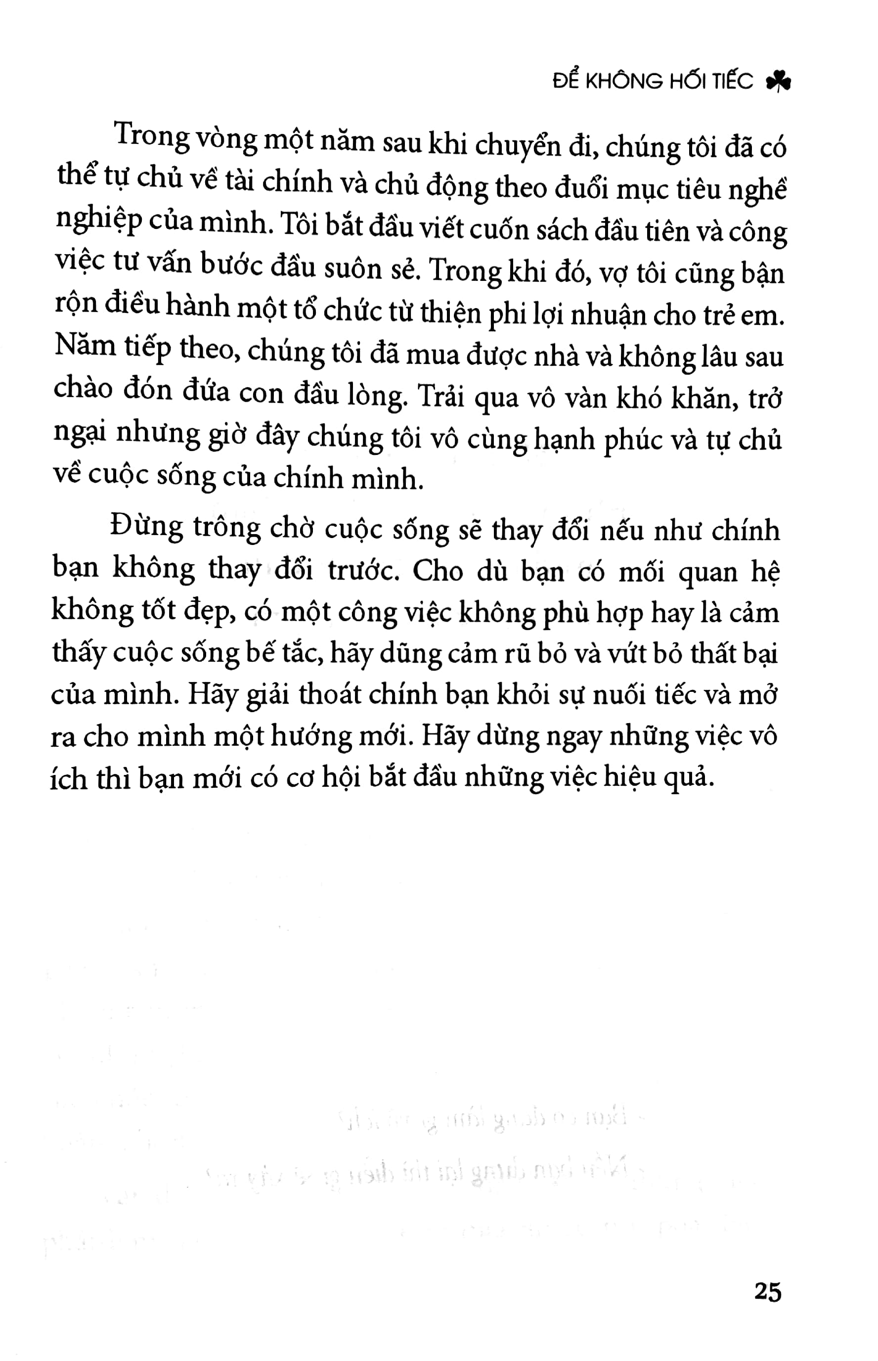 Để Không Hối Tiếc - 30 Cách Để Có Một Cuộc Sống Hạnh Phúc Hơn Và Ý Nghĩa Hơn PDF đọc ebook online, epub online, nghe sách nói audio miễn phí. Để Không Hối Tiếc - 30 Cách Để Có Một Cuộc Sống Hạnh Phúc Hơn Và Ý Nghĩa Hơn PDF đọc ebook online, epub online, nghe sách nói audio miễn phí.