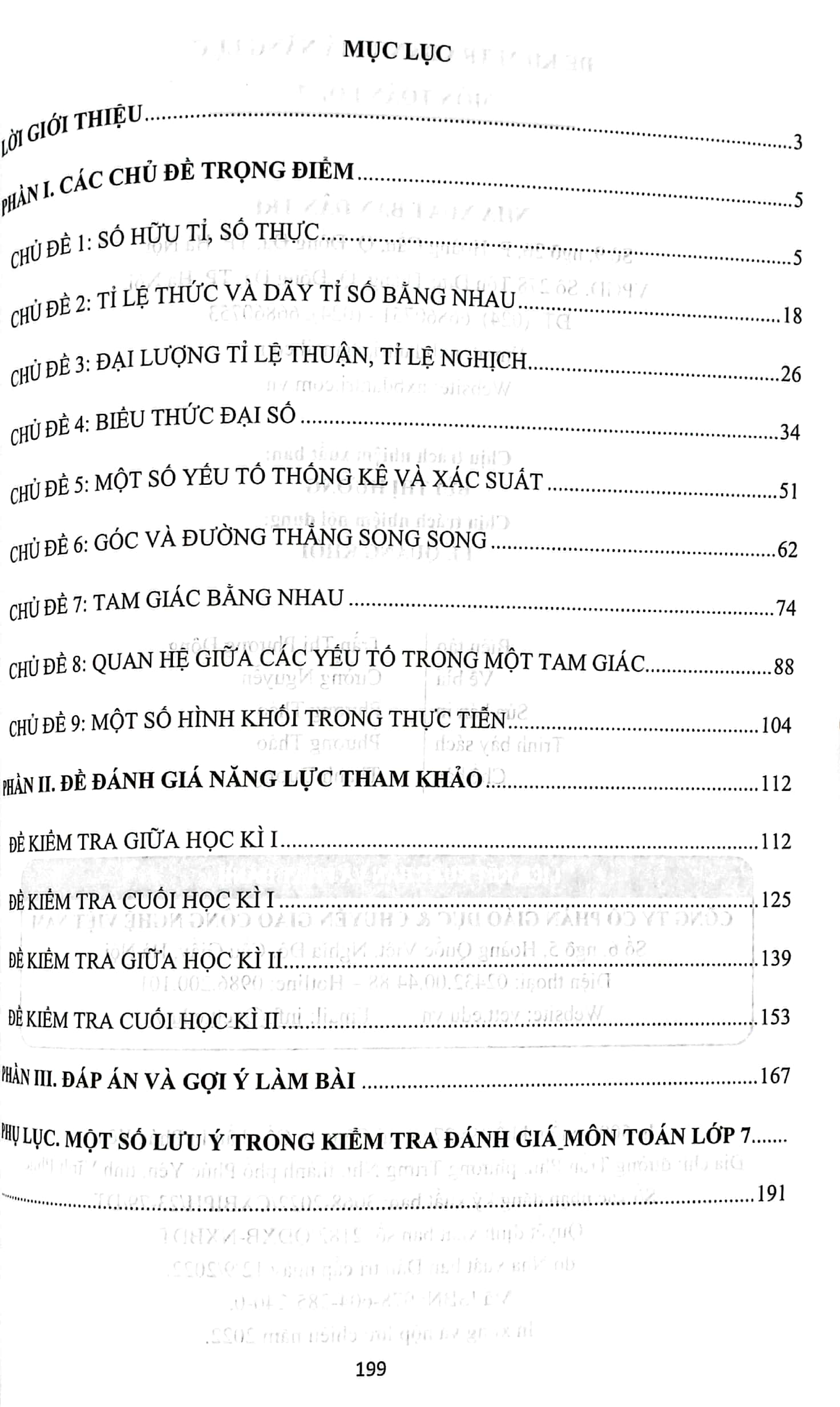 Đề Kiểm Tra Đánh Giá Năng Lực Môn Toán Lớp 7 PDF đọc ebook online, epub online, nghe sách nói audio miễn phí.