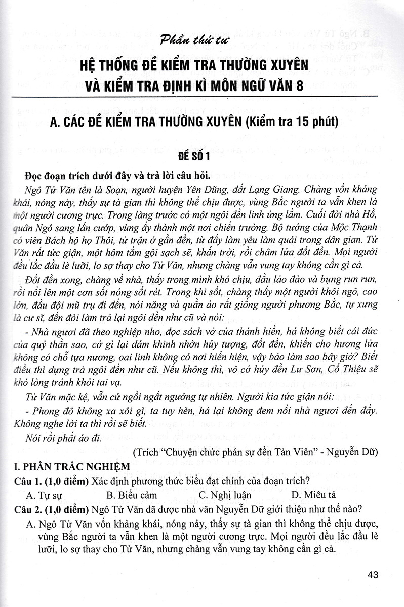 Đề Kiểm Tra Ngữ Văn 8 (Dùng Chung Cho Các Bộ SGK Hiện Hành) PDF đọc ebook online, epub online, nghe sách nói audio miễn phí. Đề Kiểm Tra Ngữ Văn 8 (Dùng Chung Cho Các Bộ SGK Hiện Hành) PDF đọc ebook online, epub online, nghe sách nói audio miễn phí.