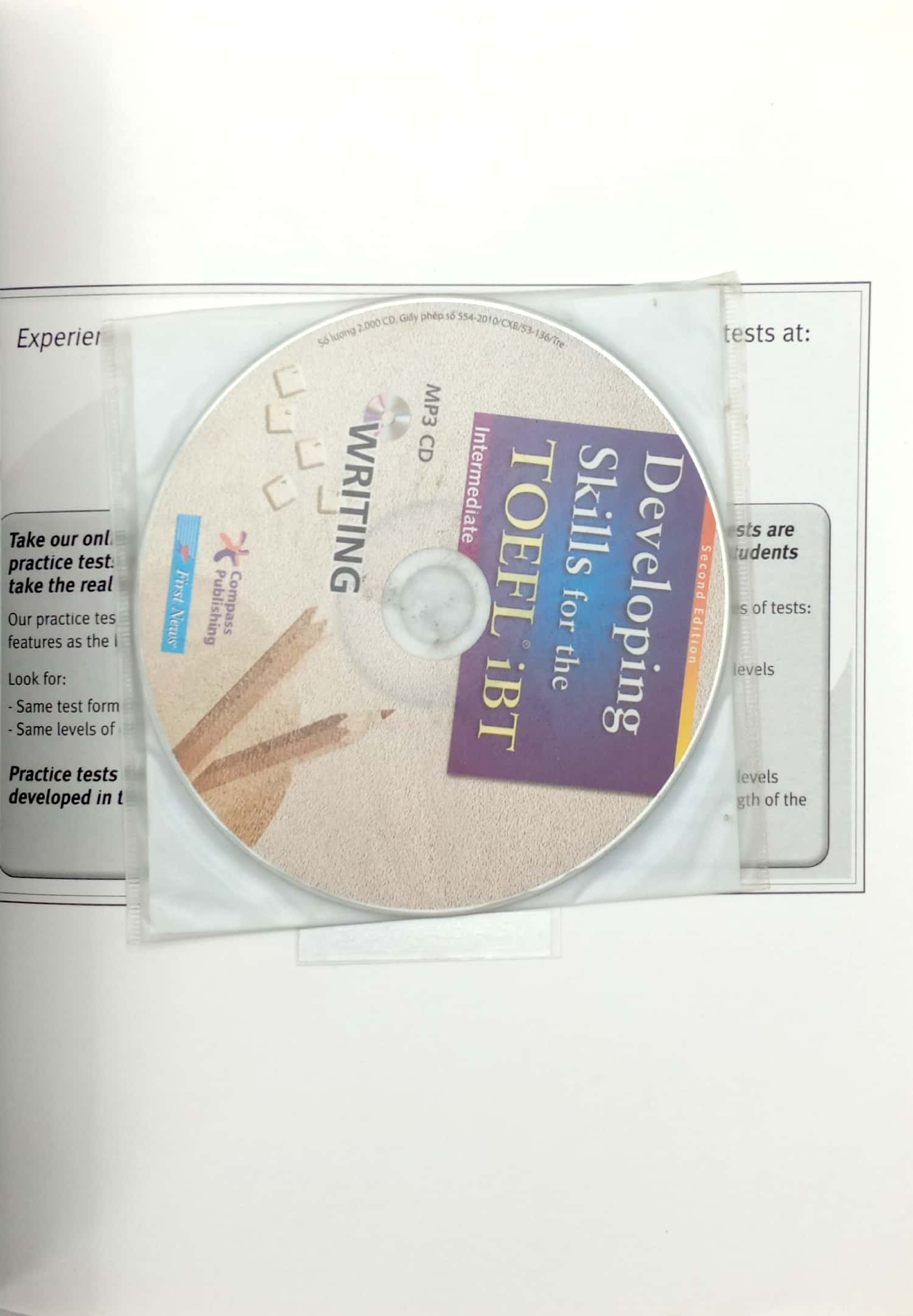 Writing for the TOEFL IBT with MP3 CD, 6th Edition visual data 4