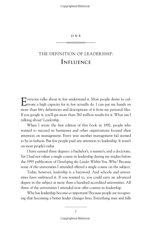 Developing the Leader Within You 2.0 - FAHASA.COM
