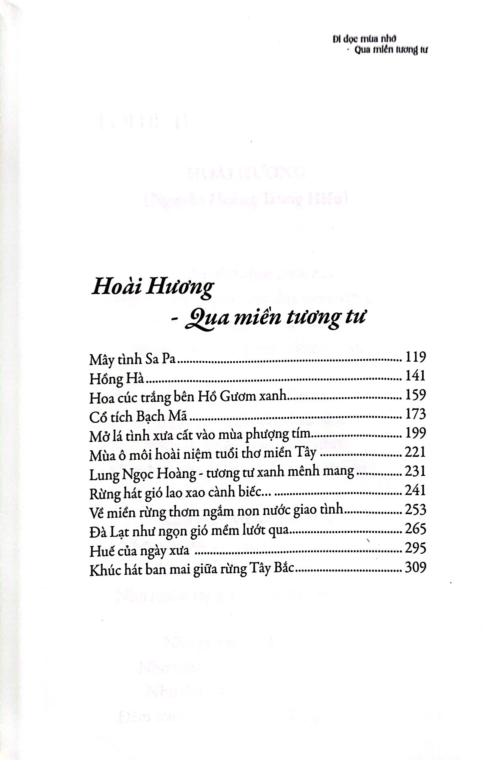 Đi Dọc Mùa Nhớ - Qua Miền Tương Tư PDF Đi Dọc Mùa Nhớ - Qua Miền Tương Tư PDF