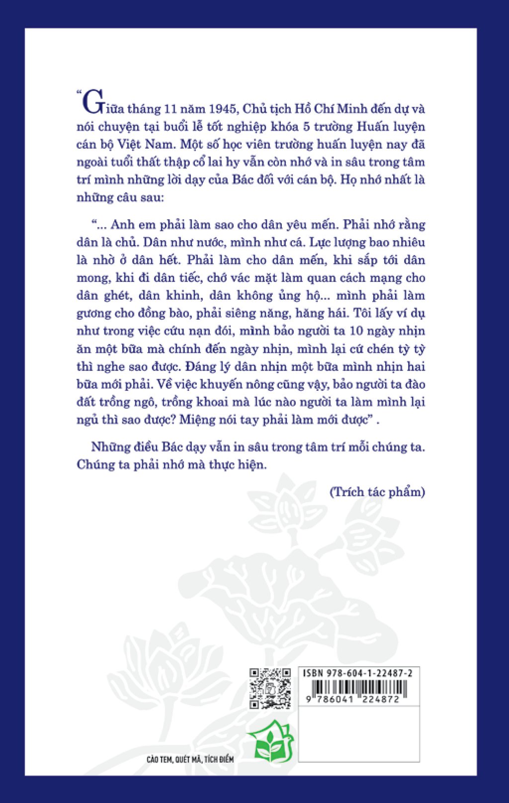 Di Sản Hồ Chí Minh - Khắc Sâu Lời Bác PDF Di Sản Hồ Chí Minh - Khắc Sâu Lời Bác PDF