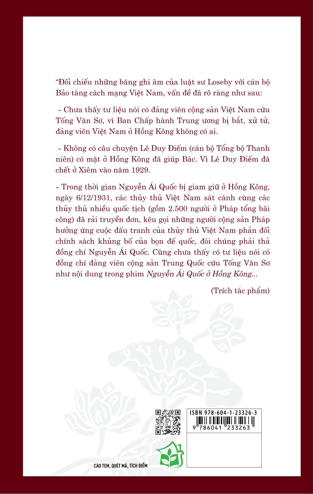 Di Sản Hồ Chí Minh - Nguyễn Ái Quốc Và Vụ Án Hồng Kông Năm 1931 PDF đọc ebook online, epub online, nghe sách nói audio miễn phí.