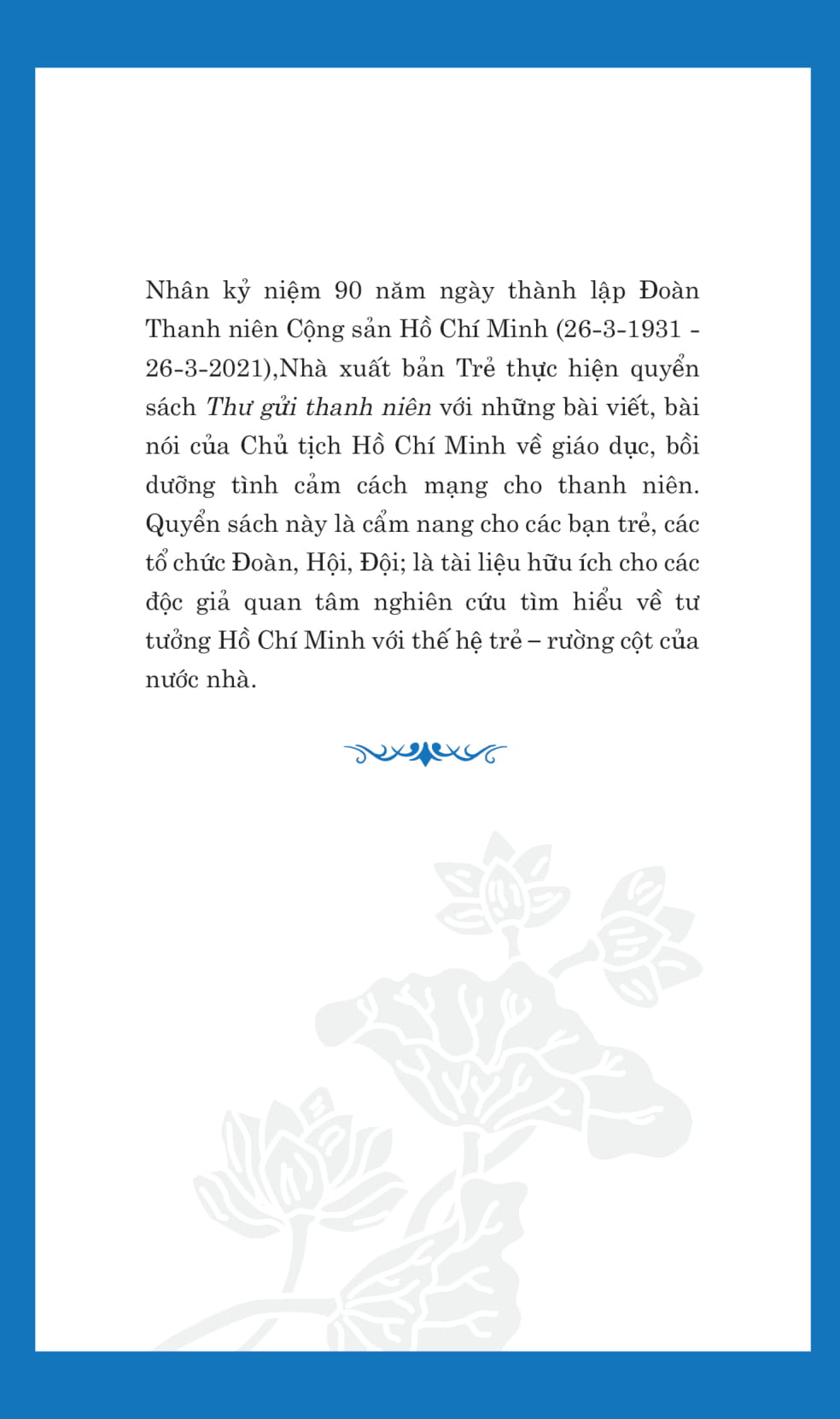 Di Sản Hồ Chí Minh - Thư Gửi Thanh Niên PDF Di Sản Hồ Chí Minh - Thư Gửi Thanh Niên PDF