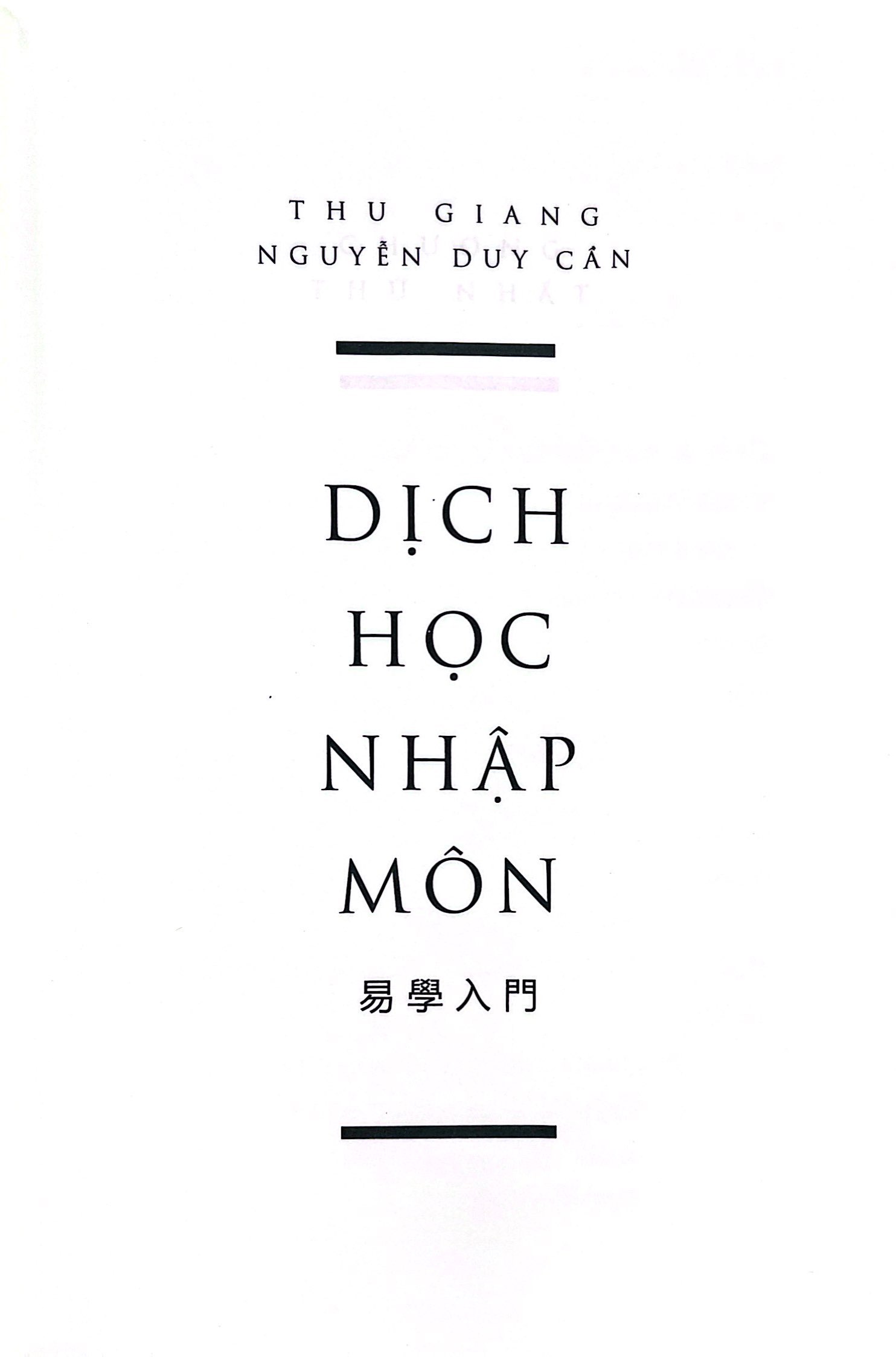 Dịch Học Nhập Môn PDF Dịch Học Nhập Môn PDF