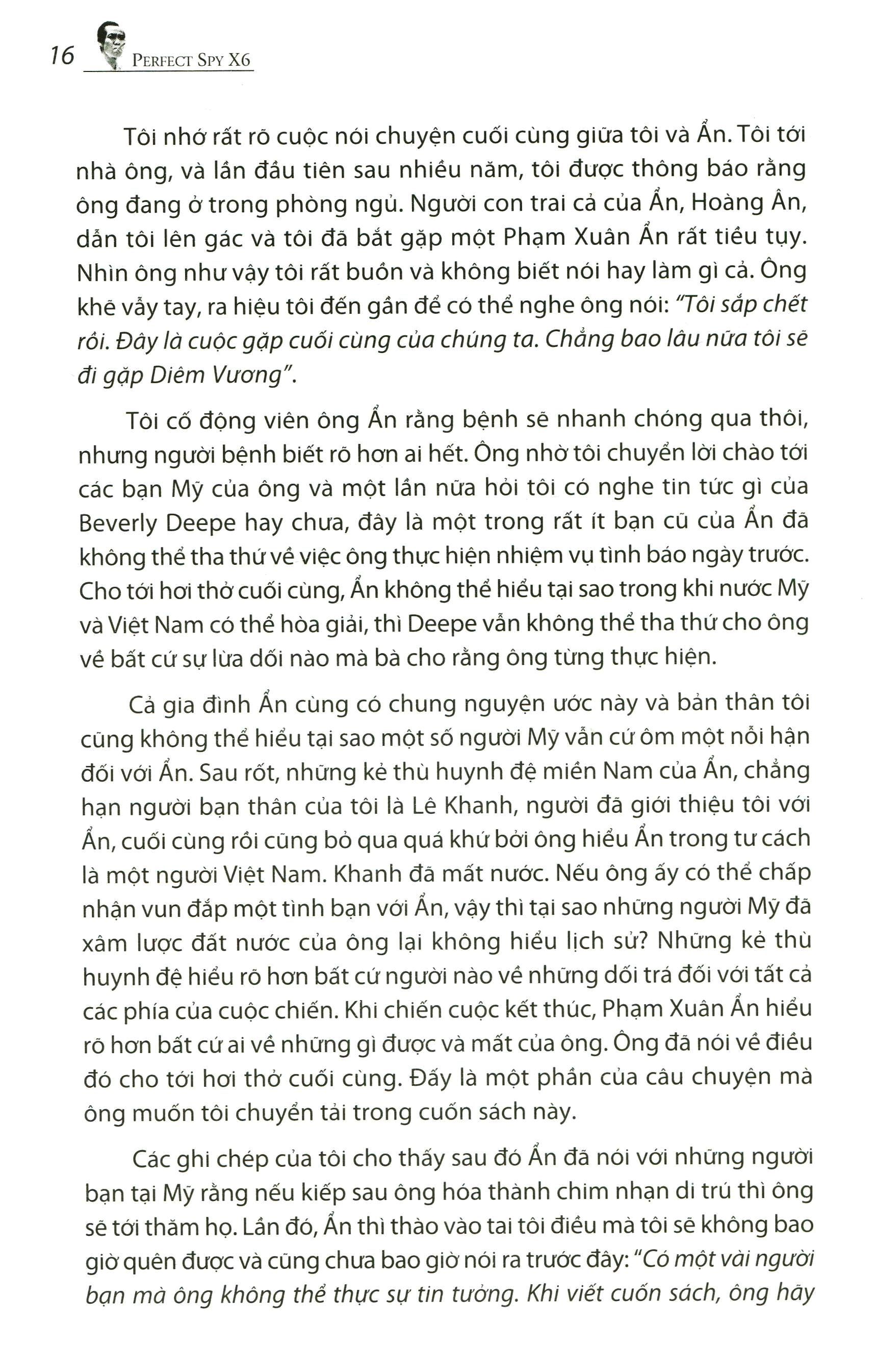 Điệp Viên Hoàn Hảo X6 - Phạm Xuân Ẩn PDF Điệp Viên Hoàn Hảo X6 - Phạm Xuân Ẩn PDF