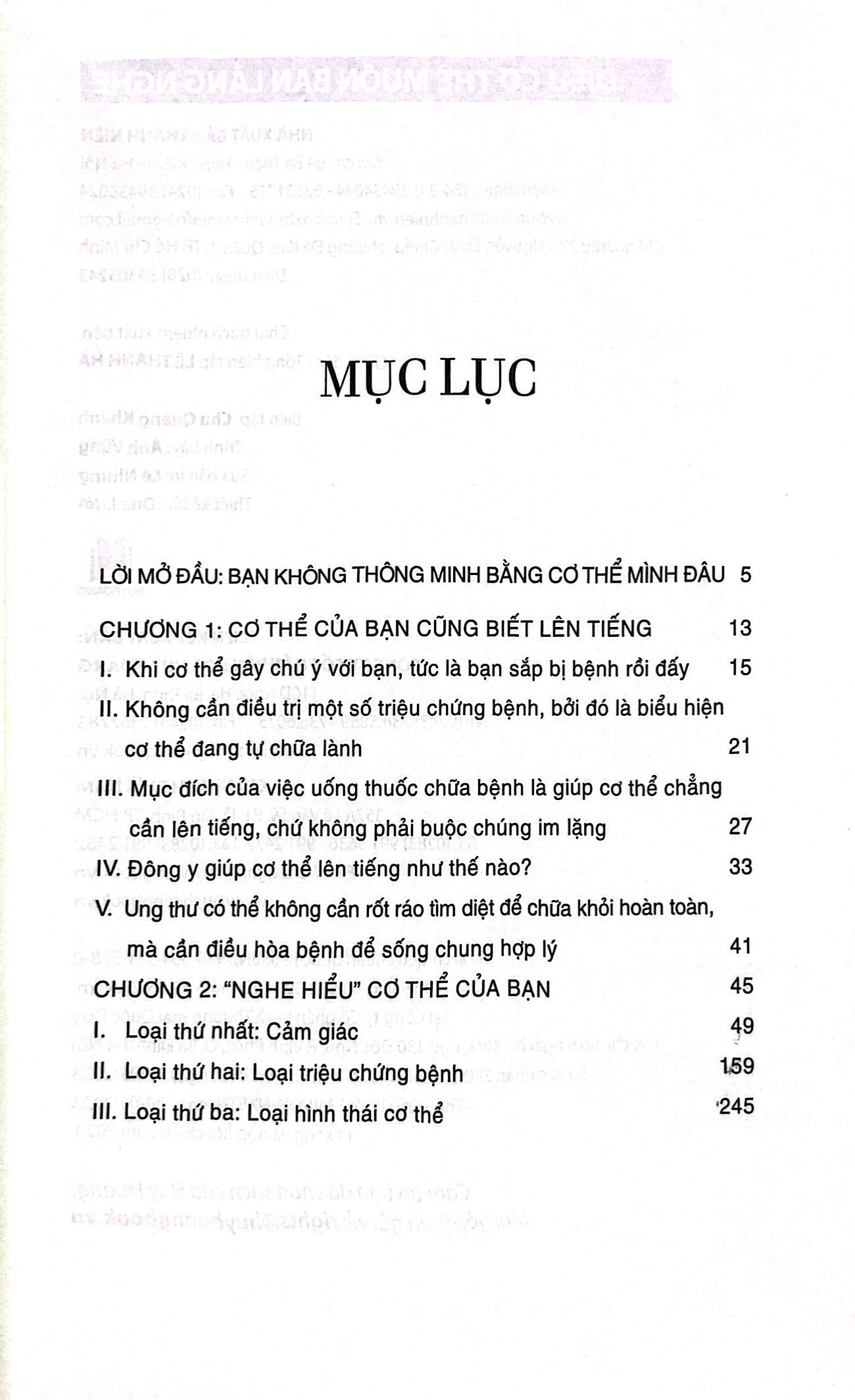 Điều Cơ Thể Muốn Bạn Lắng Nghe PDF Điều Cơ Thể Muốn Bạn Lắng Nghe PDF
